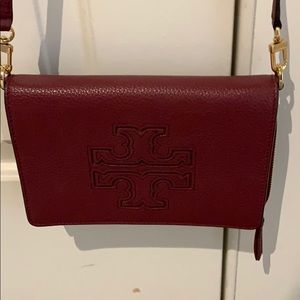 Tory Burch Harper tumbled leather Crossbody